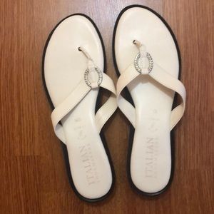 Italian She Makers White Sandals